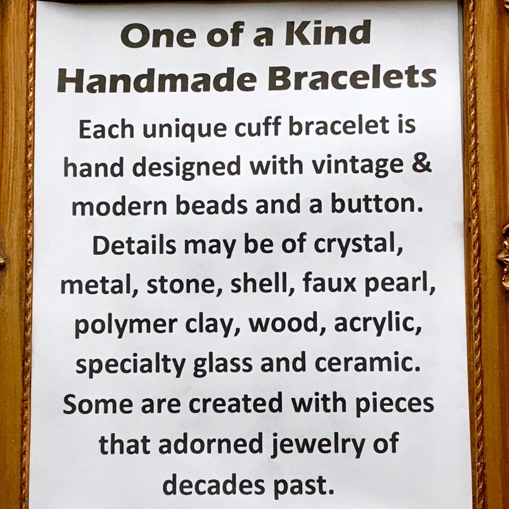Handmade Jewelry with Vintage & Contemporary Elements